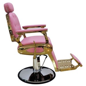 Sillón de Barbería de Cuero de Segunda Mano, Plegable, Reclinable, Ergonómico y Duradero <span class=keywords><strong>para</strong></span> Uso en Hoteles y Barberías - Product Image 5
