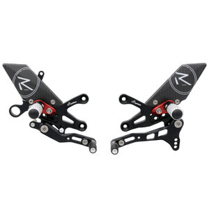Lightech R Version Motorcycle <b>Adjustable</b> Rear Sets Foot Pegs Shift <b>Footrests</b> Rear Set for RSV4 2009 2017 - Product Image 1