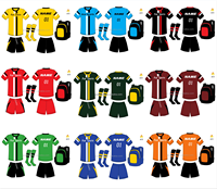 Logo kustom Jersey 100% poliester pria klub olahraga profesional setelan dewasa dan anak-anak dengan rasa sublimasi kenyamanan