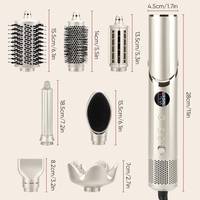 Sèche-cheveux professionnel à haute vitesse 110000 tr/min avec ions négatifs, brosse multi-styler 5 en 1, brosse à air chaud tout-en-un, sèche-cheveux, boucleur