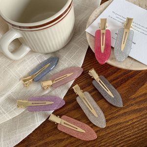 دبابيس شعر كورية غير مرئية جانبية منزلقة غير ضارة للنساء إكسسوارات بلاستيكية لامعة - Product Image 2