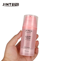 Vente en gros de flacons cosmétiques en PET brillants/givrés roses de 100 ml, 150 ml, 200 ml, flacons pour huile corporelle, lotion, avec pompes à brume rose