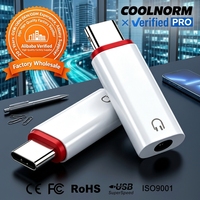 Adaptador de Audio para Auriculares de 3.5mm a Tipo-C, Convertidor TPC con Decodificación Digital, Compatible con Teléfonos Móviles 15, Hecho en China