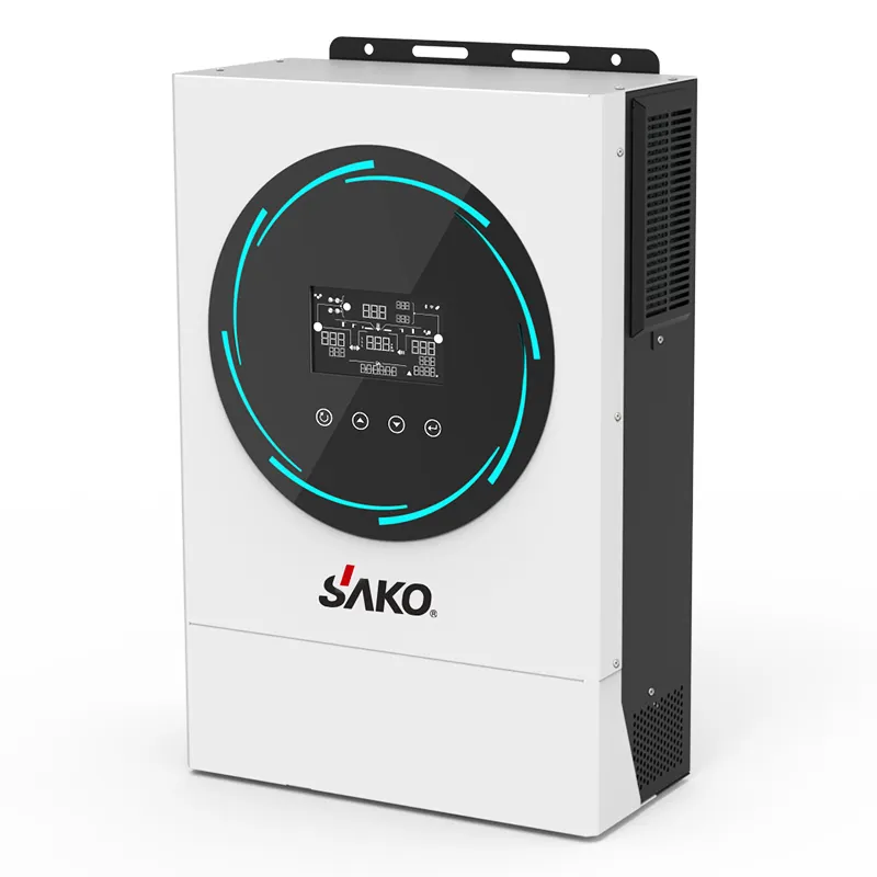 Sako Sunpolo 6Kw 6000W6000ワット48VMPPTソーラーパワーDcからAc純粋な正弦波エネルギーシステムオンオフグリッドハイブリッドソーラーインバーター