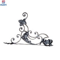 Balaustres de Hierro Forjado, Escalera en Espiral Decorativa, Accesorios de Hierro Fundido, Hierro Forjado con Superficie Antioxidante y Duradera