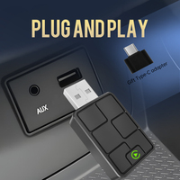 Nuevo Adaptador TrolinkTek TAB0C CarPlay para iPhone, Dongle Apple USB, Convierte de Cableado a Inalámbrico WiFi6 5GHz para Autos Universales