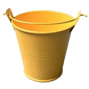 Medium Size Candy Color Mini Iron <b>Bucket</b> for Home Decoration Storage Painting <b>Bucket</b> Pastoral Style Desktop Gift 75mm Height - Product Image 4