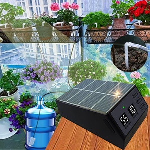 Minuteur d'arrosage automatique intelligent ZHITIAN en plastique pour maison et bureau, avec écran LCD, pour irrigation goutte à goutte régulière et quantitative en extérieur - Product Image 1