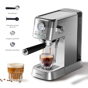 Cafetera Espresso Portátil de Acero Inoxidable PANCERKA, Programable, 20 BAR, con Vaporizador de Leche, Funciona en Francés - Product Image 3