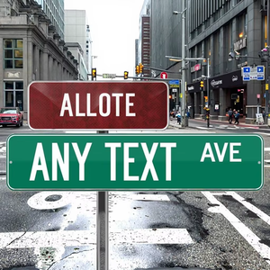 Letreros metálicos de aluminio de alta visibilidad Letreros de seguridad con nombre de calle para uso en carreteras - Product Image 4