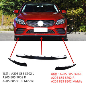 Front Bumper Trim For Mercedes-Benz C-Class W205 2019+ ABS Plastic A2058858902 A2058859002 - Product Image 5