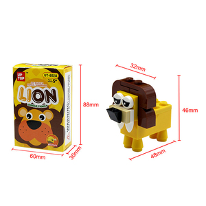 Souvenir de pièces pour enfants, blocs de construction, jouets de bricolage, avec taille-crayon, conception brevetée, cadeau pour enfants - Product Image 6