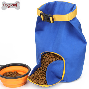 <span class=keywords><strong>Roll</strong></span> Top Eco Pet <span class=keywords><strong>Dog</strong></span> Food Recipiente De Armazenamento Estilo Amor Tigelas de Viagem para Kibble para On-The-Go Pet Food - Product Image 4