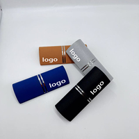 Boîte de lunettes de soleil en cuir PU de haute qualité Logo personnalisé et couleur populaire Vente en gros directe d'usine Étuis et sacs pour lunettes