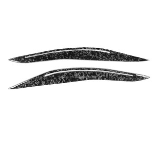 Couvre-sourcils en carbone forgé pour <span class=keywords><strong>BMW</strong></span> série 5 F10 2014-2016, 2 pièces/ensemble, décoration de voiture - Product Image 5
