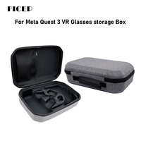 Sac de transport portable FICEP Meta pour casque VR 3, étui de transport avec rangement rigide en EVA, léger (550g)