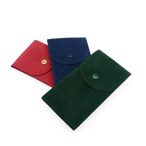 Bolsa de embalaje de joyería de terciopelo sobre suave de lona DE LINO DE FÁBRICA DE China para relojes - Product Image 5
