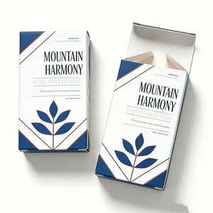 Boîte en papier personnalisée de luxe pour crème pour le visage, emballage de bouteille de cosmétiques recyclée, boîte de maquillage, emballage de cosmétiques - Product Image 4