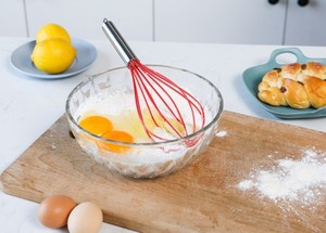 Chất Lượng Cao Nhà Máy Bền Đầy Màu Sắc Của Nhãn Hiệu Silicon Thép Không Gỉ Đánh Trứng Beater Bóng Đánh Trứng Cho Đánh Đập - Product Image 5