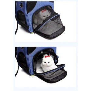 Mochila transportadora de mascotas con cápsula espacial transparente, de tela Oxford, para gatos, ideal para el parque, en oferta especial de fábrica BSCI. - Product Image 6
