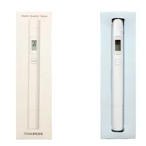Penna Tester digitale per la qualità dell'acqua del campione del misuratore TDS bianco gratuito per il cambio del filtro del sistema RO/acqua potabile/purificazione