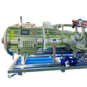 Hogedrukstoomretort voor complete sterilisatie van ingeblikte pasta- en kant-en-klare maaltijden voor een fabriek voor kant-en-klare maaltijden - Product Image 5