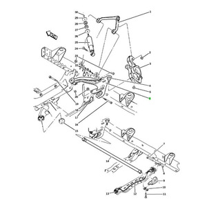 แขนควบคุมล่างสำหรับ Dodge Ram 1500 ปี 2002-2004 52106561AE 52106560AE ระบบกันสะเทือนแบบ MacPherson Strut - Product Image 4