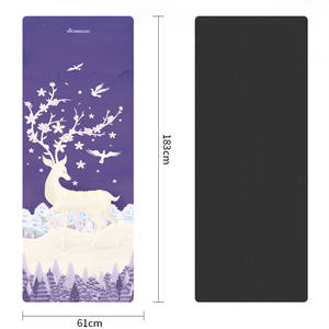 <span class=keywords><strong>Tapis</strong></span> <span class=keywords><strong>de</strong></span> yoga antidérapant <span class=keywords><strong>XXL</strong></span> daim caoutchouc naturel gymnastique exercice imprimé <span class=keywords><strong>tapis</strong></span> <span class=keywords><strong>de</strong></span> sol en mousse pour les femmes - Product Image 2