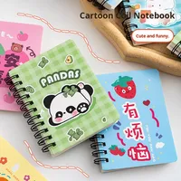 Mini Libreta Espiral, Libreta Estética Linda, Útiles Escolares para Niñas, Libreta de Bolsillo, Diario de Dibujos Animados Kawaii, Regalo