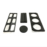 Mousse de clavier Poron noire japonaise découpée sur mesure, adhésive, 0,3 mm, 1 mm, 2 mm, 1,5 mm, 3 mm, 3,5 mm, 4 mm