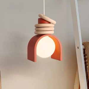 Vintage Cream Bedroom Pendant <b>Light</b> Resin LED Eye Caring Home Decor Nordic Minimalist Design - Product Image 3