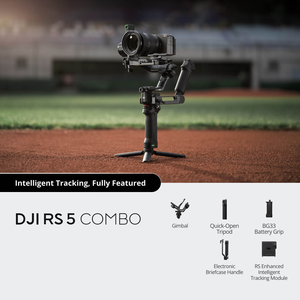 RS 5 Combo Camera Support Gimbal <b>Stabilizer</b> Kit Handheld Setup for Video Camera and DSLR Filming Use - Product Image 2