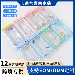 Sac de téléphone étanche Happy Life IPX8, transparent, avec écran tactile, flottant, pour la natation et le rafting - Product Image 5