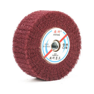 Disque de brosse pour meuleuse d'angle 100 mm avec trou fileté 10 mm, tampons de ponçage en mousse pour polissage du métal et tampon de récurage en acier inoxydable - Product Image 4