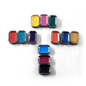 Ensemble de Palette de <span class=keywords><strong>maquillage</strong></span> professionnel pour <span class=keywords><strong>Halloween</strong></span> Peintures corporelles 18 couleurs arc-en-ciel sans danger pour la peau avec pochoirs Brosses Éponges à paillettes Utilisation pour le visage - Product Image 5