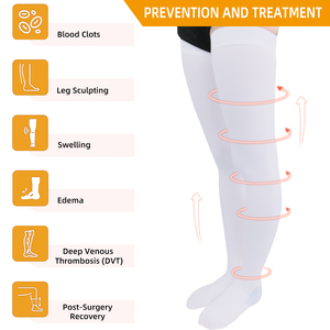Factory Direct Supply <strong>Knee</strong> <strong>Length</strong> Antiembolic Medium Compression <strong>Socks</strong> 13-18mmHg for After Surgery <strong>Socks</strong> Anti Embolism - Product Image 5