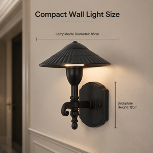 Applique murale LED d'intérieur avec abat-jour en métal et acrylique, petite conception murale pour chambre, couloir, hôtel, 5W, 3000K, 6000K - Product Image 4