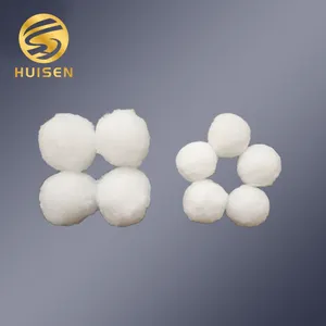 Huisen çin kum yüzme havuzunda filtre ortamı fiber topları