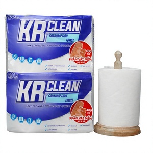 Eco Friendly Sanitary Dry Baby <b>Wipes</b> KR CLEAN 15x15cm Plain Style Nonwoven <b>Biodegradable</b> Mom Baby Care Disposable Cleaning Cloth - Product Image 1