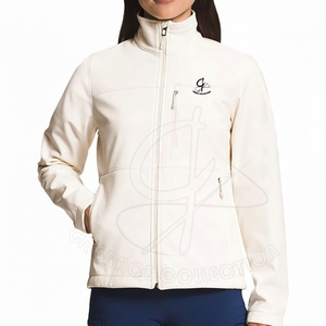 Veste imperméable fixe coupe ajustée pour femmes Soft Shell pour logo imprimé personnalisé Veste Softshell d'hiver pour femmes Style décontracté - Product Image 1