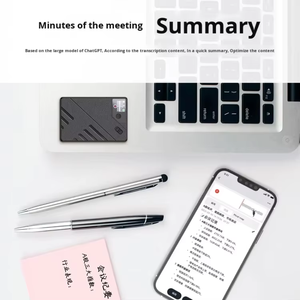 ODM OEM 64GB Kỹ Thuật Số Ghi Âm Ai Cuộc Họp Lưu Ý Taker Ghi Âm Cuộc Gọi Tóm Tắt Chức Năng WAV Định Dạng Âm Thanh Pin Lithium Mô Hình - Product Image 3