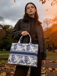 Wholesale Custom Printed <strong>Medium</strong> Eco-Friendly Burlap Jute Canvas Rope Handle Shopping Tote <strong>Bag</strong> Paired Daily Advertising - Product Image 3