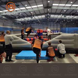 Máquina inflable Meltdown al aire libre <span class=keywords><strong>alquiler</strong></span> comercial giratorio Wipeout <span class=keywords><strong>barredora</strong></span> inflable juegos de carrera de obstáculos - Product Image 5