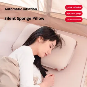 Colchón Inflable Portátil para Acampar al Aire Libre, Doble, Automático, con Cojín de Aire, Tejido Compuesto - Product Image 2