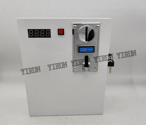 Tùy Chỉnh Màu Trắng Kim Loại Hộp 6-Có Giá trị Lập Trình 110V/220V Đa Đồng Xu Chấp Nhận Với Đồng Xu Hoạt Động Hẹn Giờ Cho Ghế Massage - Product Image 4