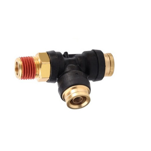 Xiangjia Machinery Brass Nylon T Connector 1/2 In Threaded Water Plumbing Fitting Rigid Pipe Joint - Product Image 3