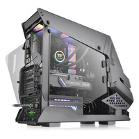 Thermaltake Tt Computadora de escritorio Refrigerado por agua Mid Tower Chasis Ventilador de plástico Mod Concepto de juego de forma especial Design Stock