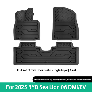 Tapis de sol et doublure de coffre TPE toutes saisons sur mesure pour BYD Sealion 6 EV/DM-i 2025 – Accessoires de protection intérieure de voiture étanches - Product Image 6