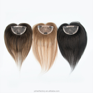 Factory Direct Sale human hair <b>topper</b> monofilament 100% virgin human hair <b>topper</b> mono base 3*5 custom - Product Image 1