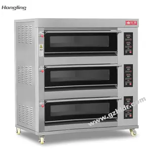 HLY-309E-NM Hot Sale Big Glass Gas Bread Oven High Quality